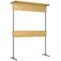 Напольная вешалка для одежды двухсторонняя АЛц.ВДМ-24