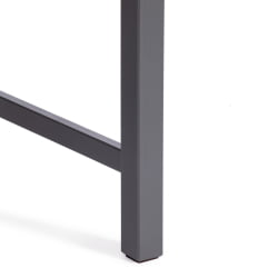 Обеденный комплект Соната (стол + 4 стула) / Соната дининг сет массив сосны, стол: 120х75х73см стул :41х50х95см, антик /графит / Sonata dining set