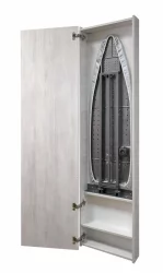 Шкаф со встроенной гладильной доской Ирон Бокс (левый) Беленый дуб / Iron Box