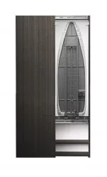 Узкий шкаф в прихожую Ирон Бокс Еко (левый, купе) Венге / Iron Box Eco