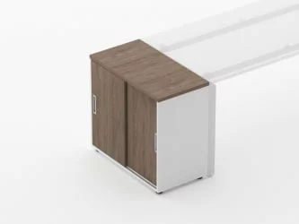 Тумба-купе Дека 9.02.08 Дуб Верцаска/Белый / Deka