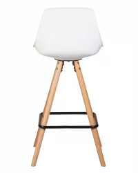 Барный стул ДОБРИН РОННИ Белый ЗЛ-В-02 / DOBRIN RONNI ZL-W-02