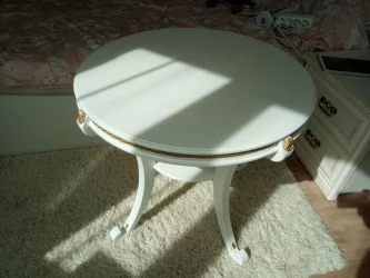 Стол журнальный Глория М (Дуб молочный)