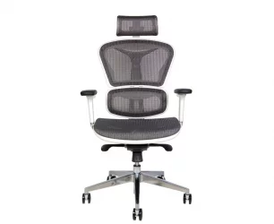 Кресло офисное ЙС-0810Х-Т(Е+Е)В Черный / YS-0810H-T(E+E)W