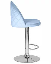 Стул барный ДОБРИН МИЛАНА Пудрово-голубой велюр МДЖ9-74 / DOBRIN MILANA MJ9-74