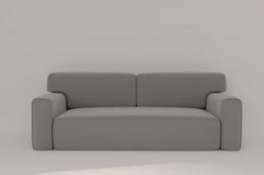 Офисный диван Сандвик (Берхоусе) Цвет фасада: Левис 09 велюр; Тип: Прямой; Материал фасада: Металл/Велюр / (Berhouse)