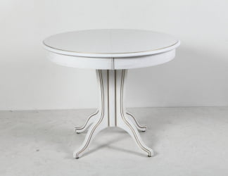 Стол обеденный Орион-5 (д1200) тон 1 с золотой патиной / (d1200)