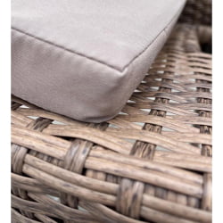 Плетеное кресло АФМ-353CЛ Беиге + подушка / AFM-353CL Beige