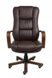 Кресло для руководителя АВ 123 Шоколад на дереве / AV