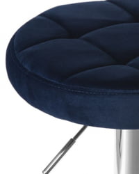 Табурет барный ДОБРИН БРУНО (синий велюр (МДЖ9-117)) 2 шт / DOBRIN BRUNO (MJ9-117))