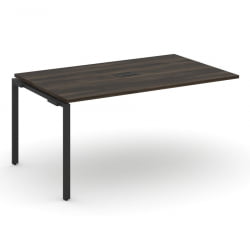 Проходной наборный элемент переговорного стола CОНCЕПТ CН.НПРГ-014 Дуб Мали Черный / CONCEPT CN.NPRG-014