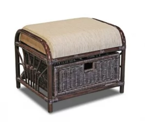 Пуф с 1 выдвижным ящиком 12/20 темно коричневый