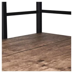 Стол на металлокаркасе БРАБИКС ЛОФТ CД-005 Мореный дуб / BRABIX LOFT CD-005