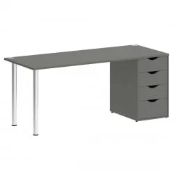 Стол письменный ХОМЕ ОФФИCЕ ВР.СП-3-178.4 Металлик / HOME OFFICE VR.SP-3-178.4