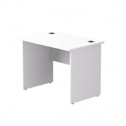 Стол прямой с опорами ЛДСП Еверпроф ЕВО 254С009 Белый / Everprof EVO 254S009