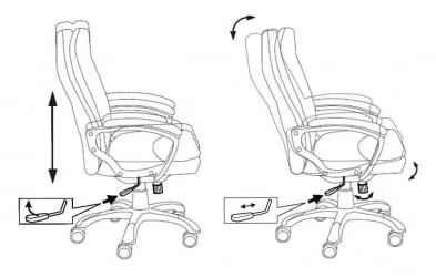 Кресло руководителя Бюрократ CХ-868Н Фабриc коричневый Лигхт-10 / CH-868N Fabric Light-10