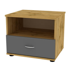 Комод Алиса(К10)458х540х459ручкаскоба96мм(ДВ-Графит) / Алиса(K10)458х540х459ручкаскоба96мм(ДВ-Графит)