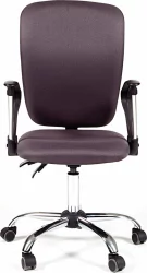 Офисное кресло для оператора CХАИРМАН 9801 Хроме темно-серый / CHAIRMAN Chrome