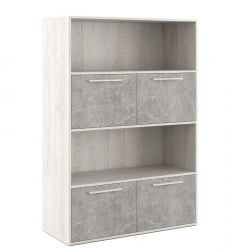 Шкаф высокий с горизонтальной нишей Б-ТОНЕ БТН36154231 Сосна Бетон светлый / B-TONE BTN36154231