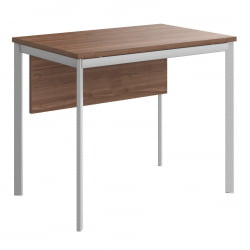 Стол прямой ИМАГО-С СП-1.1СД ясень шимо алюминий / IMAGO-S СП-1.1SD