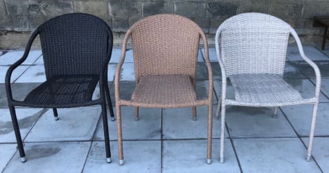 Плетеное кресло из искусственного ротанга АФМ-318А-Бровн / AFM-318A-Brown