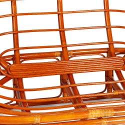 Диван МАМАСАН/МАМАСАН 23/02 В /с подушкой/ подушка 182х119 см, 169х102х80 см, Хоней (мед), ткань, оранжевый, С 23 / MAMASAN/МАМАСАН W Honey