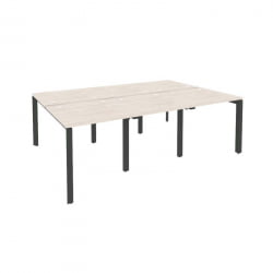 Рабочая станция на П-образном м/к ОНИКС О.МП-Д.РС-6.0.8 Денвер Светлый/Антрацит / ONIX O.MP-D.RS-6.0.8