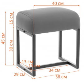 Пуф Чарли Лукс П/Чарли Люкс велюр/букле, ВТ шапе воод росе / Charli Lux VT shape wood rose