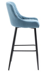 Барный стул Еверпроф Нико Ткань Голубой / Everprof Nico