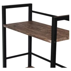 Стол на металлокаркасе БРАБИКС ЛОФТ CД-005 Мореный дуб / BRABIX LOFT CD-005