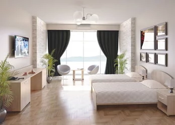 Тумба под холодильник с бортиком (правая) ЛИГХТ С-ТХ-60 Пр Акация Лорка / LIGHT