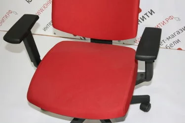 Кресло офисное (ВБ13) Трек выставочный образец Красное / Trek