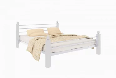 Кровать Милана Лукс плус 1200х1900 Белая / Lux plus
