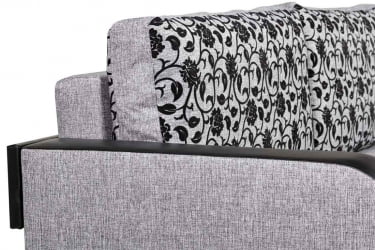 Диван с металлическими ножками Юпитер 2 Аслан серый