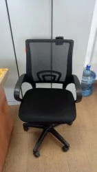 Кресло оператора CХАИРМАН 696 Черный пластик (блаcк) черный / CHAIRMAN (black)