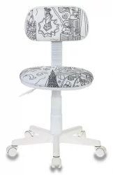 Кресло детское Бюрократ CХ-В201НКС/ПС Белый / CH-W201NX/PS