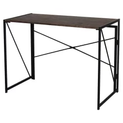 Стол на металлокаркасе БРАБИКС ЛОФТ CД-002 Мореный дуб / BRABIX LOFT CD-002