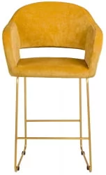 Стул барный Оскар (Б) Желт/ЛинкЗолот / Oscar