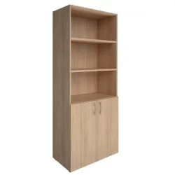 Шкаф книжный полуоткрытый без топа ЙАЛТА ЛТ-СТ 1.1 Снежная Патина / YALTA LT-ST