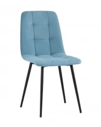 Стул Оливер велюр Пыльно-голубой / Oliver