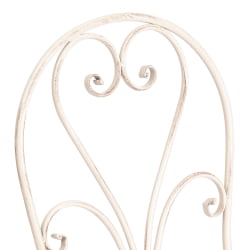 Стул Лове Чаир (ПЛ08-11140) стальной сплав, античный белый, 40х47,5х94 см / Love Chair (PL08-11140)