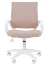 Детское кресло CХАИРМАН ТИН (КИДС) 103 белый пластик БАРНИ (БАРНИ) Зефир / CHAIRMAN (KIDS) (BARNI)