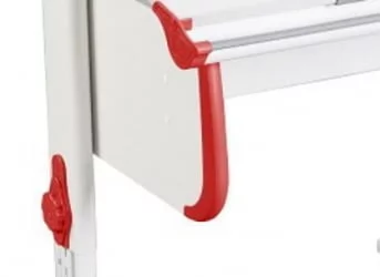 Растущая мебель Парта 1/75-40 + Стул Белый Красный / Parta Stul