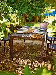 Стол для дачи Мелодй Коричневый / Melody