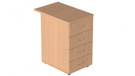 Тумба приставная с замком Р.Т-4.2 ЗЦ Дуб Сонома светлый