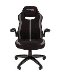 Кресло геймерское CХАИРМАН ДРАЙВ (ГАМЕ) 19 Серый-черный / CHAIRMAN (GAME)