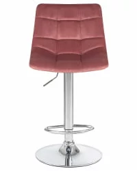 Стул барный ДОБРИН ТАИЛОР Пудрово-розовый велюр МДЖ9-32 / DOBRIN TAILOR MJ9-32