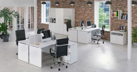 Набор мебели для персонала СТЙЛЕ №1 Белый / STYLE