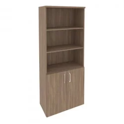 Шкаф высокий широкий (2 низких фасада ЛДСП) ОНИКС О.СТ-1.1 Дуб Аризона / ONIX O.ST-1.1