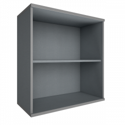 Стеллаж низкий широкий Рива А. СТ-3 Клен/Металлик / Riva